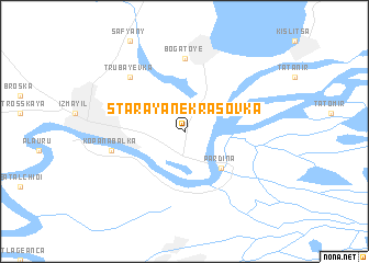 map of Staraya Nekrasovka