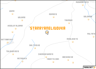 map of Staraya Nelidovka