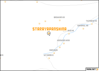 map of Staraya Pan\
