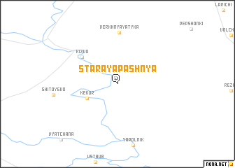 map of Staraya Pashnya