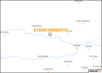 map of Staraya Pashnya