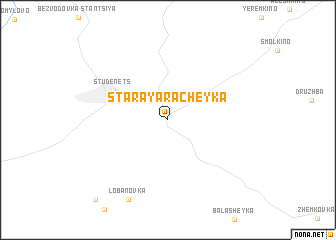 map of Staraya Racheyka