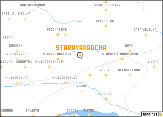 map of Staraya Radcha