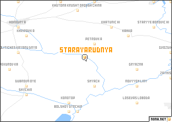 map of Staraya Rudnya