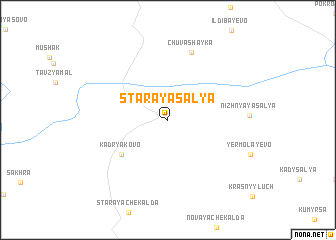 map of Staraya Sal\