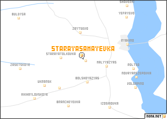 map of Staraya Samayevka