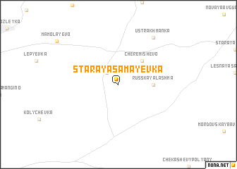 map of Staraya Samayevka
