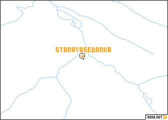 map of Staraya Sedanka