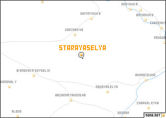 map of Staraya Selya