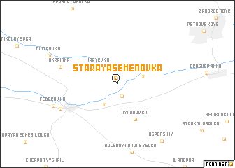 map of Staraya Semenovka