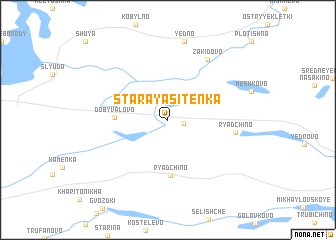 map of Staraya Sitenka