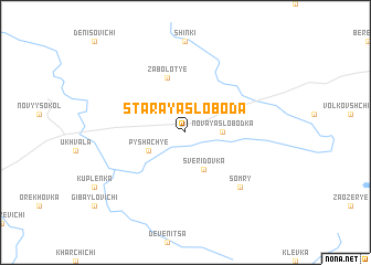 map of Staraya Sloboda