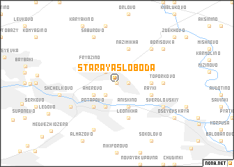 map of Staraya Sloboda