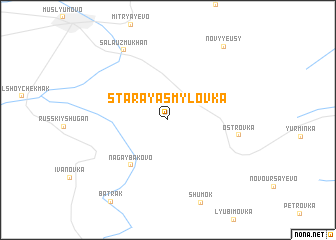 map of Staraya Smylovka