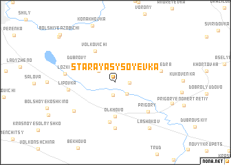 map of Staraya Sysoyevka