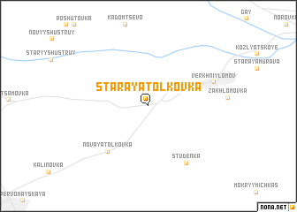 map of Staraya Tolkovka