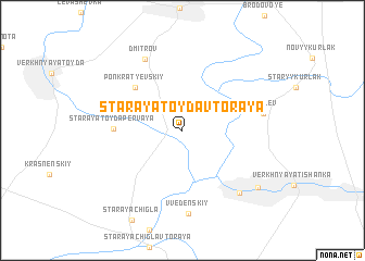 map of Staraya Toyda Vtoraya