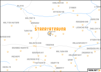 map of Staraya Travna