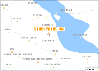 map of Staraya Tushka