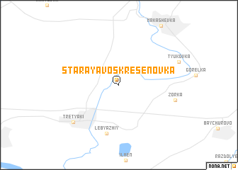 map of Staraya Voskresenovka