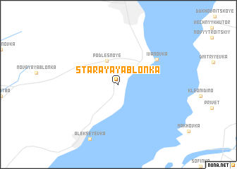 map of Staraya Yablonka