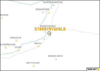 map of Staraya Yuvala