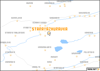map of Staraya Zhuravka