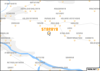 map of Staraya