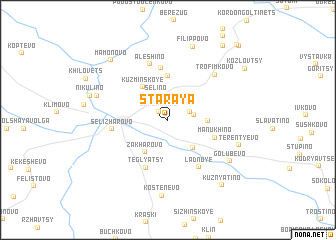 map of Staraya