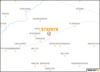 map of Staraya