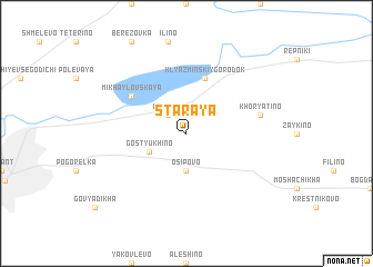 map of Staraya
