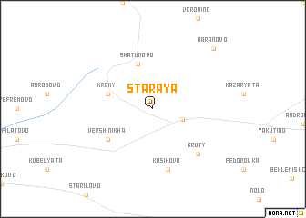 map of Staraya