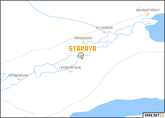 map of Staraya