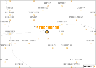 map of Starchanov