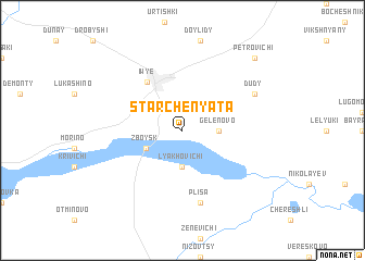 map of Starchenyata