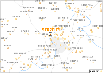 map of Star City