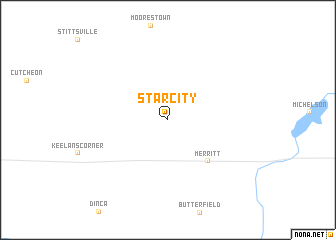 map of Star City