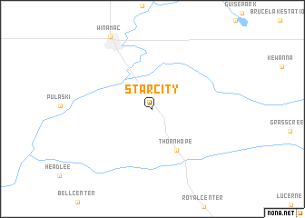 map of Star City