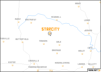 map of Star City