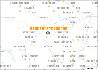 map of Stare Bystre Górne