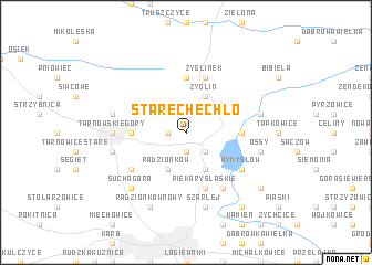 map of Stare Chechło