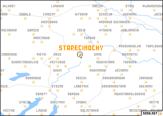 map of Stare Cimochy