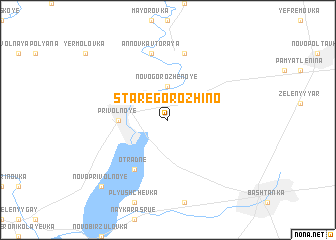 map of Stare Gorozhino