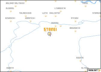 map of Starei
