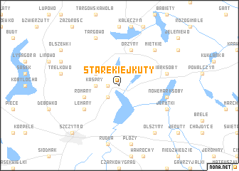 map of Stare Kiejkuty