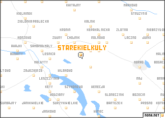 map of Stare Kiełkuły