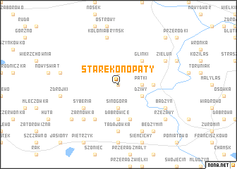 map of Stare Konopaty