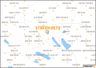 map of Stare Miasto
