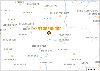 map of Starenkovo