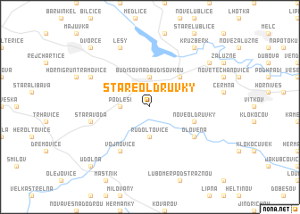 map of Staré Oldřŭvky